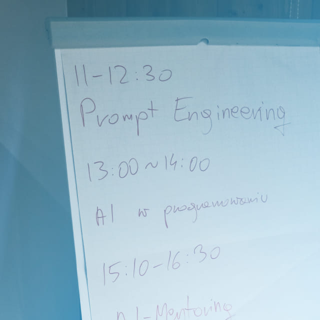 Board with training plan